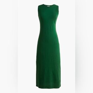 J. Crew Factory Green knit Midi Dress